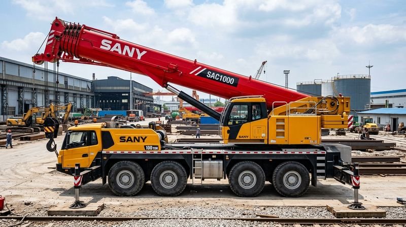Grúa Sany 100 Ton Grúas JDR