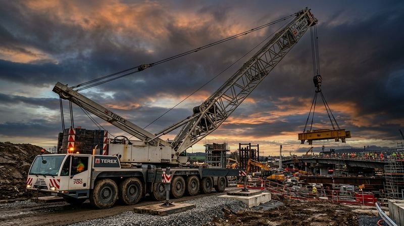 Grúa Terex 700 Ton Todo Terreno Grúas JDR