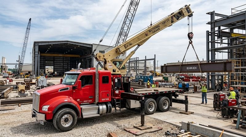 Grúa Titán de 25 Ton sobre Camión Kenworth Grúas JDR